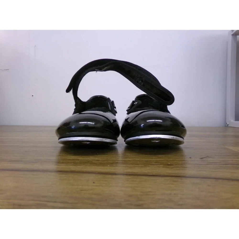 Pre-Owned Dance Tap Shoes Freestyle Little Kids 10M Mary Jane Leather